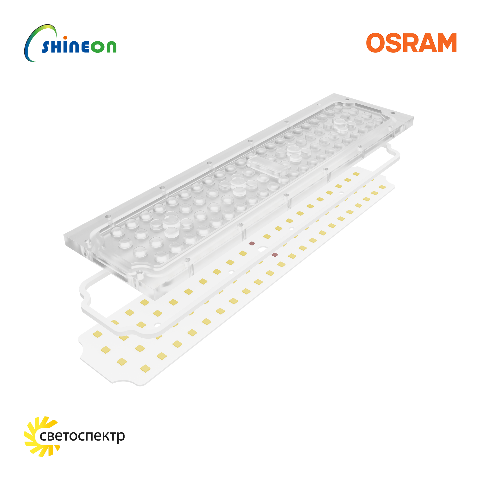 Групповой светодиодный модуль 84 LED (6P14S)